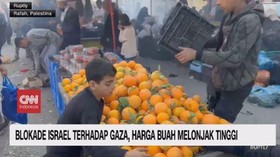 VIDEO: Blokade Israel Terhadap Gaza, Harga Buah Melonjak Tinggi