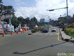 Lalin Puncak Bogor Ramai Lancar Pagi Ini, Arus Kendaraan Normal Dua Arah