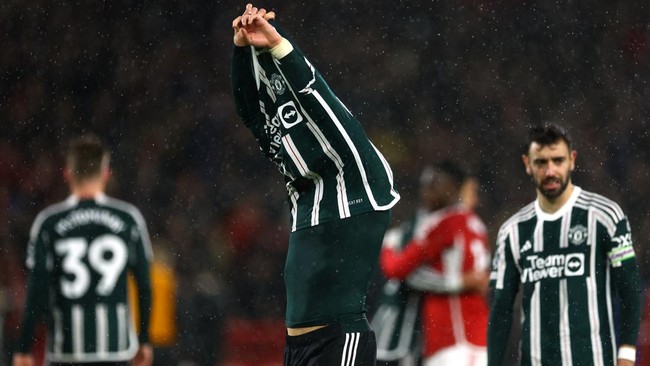 Ramai beredar di media sosial mengenai statistik Cristiano Ronaldo mencetak gol lebih banyak daripada Manchester United di 2023. Statistik itu dipastikan salah.