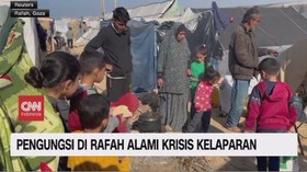 VIDEO: Pengungsi di Rafah Alami Krisis Kelaparan