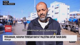 VIDEO: Perdamaian, Harapan Terbesar Rakyat Palestina Untuk Tahun Baru