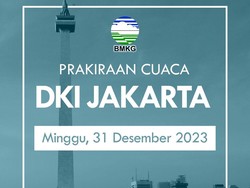 Prakiraan Cuaca DKI Jakarta 31 Desember 2023