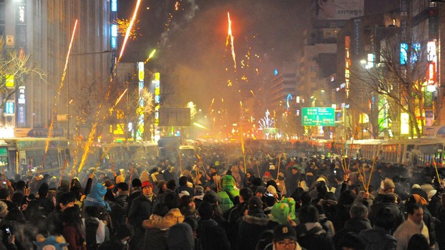 Jumlah orang yang akan datang di pusat malam tahun baru di Seoul kali ini dua kali lipat dari tahun lalu dan hampir setara dengan kejadian tragedi Itaewon.
