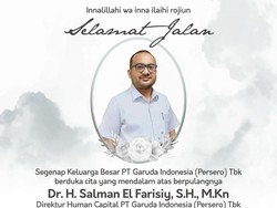 Kabar Duka, Direktur Garuda Indonesia Salman El Farisiy Meninggal Dunia