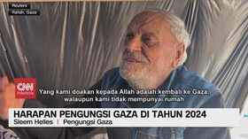 VIDEO: Harapan Pengungsi Gaza di Tahun 2024