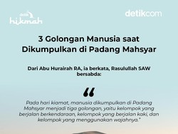 3 Golongan Manusia di Padang Mahsyar