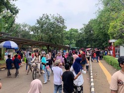 90 Ribu Orang Kunjungi Taman Margasatwa Ragunan Hari Ini