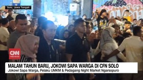 VIDEO: Presiden Jokowi Habiskan Malam Tahun Baru di Solo
