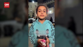 VIDEO: Pesan Tahun Baru Bocah Gaza, Rindu Ayah yang Diculik Israel
