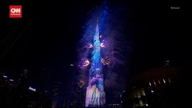 VIDEO: Melihat Kemegahan Kembang Api Tahun Baru di Burj Khalifa Dubai