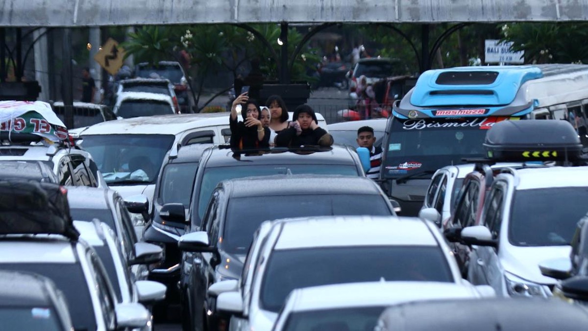 FOTO: Kepadatan Arus Balik Libur Tahun Baru di Pelabuhan Gilimanuk