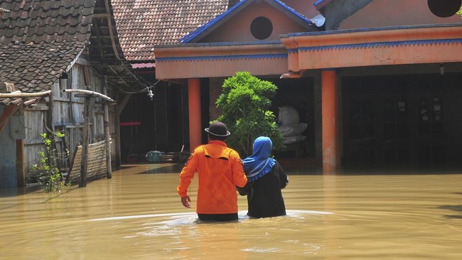 FOTO: Belasan Desa di Grobogan Terendam Banjir Luapan Sungai Tuntang