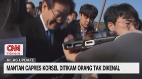 VIDEO: Mantan Capres Korsel Ditikam Orang Tak Dikenal