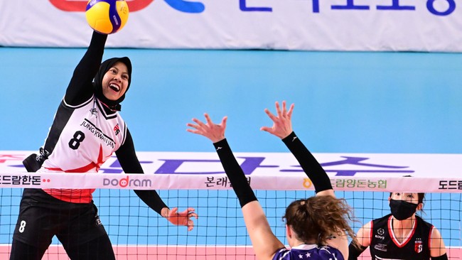 Berikut jadwal all star liga voli Korea yang akan melibatkan Megawati Hangestri Pertiwi sebagai debutan di kompetisi Negeri Ginseng.