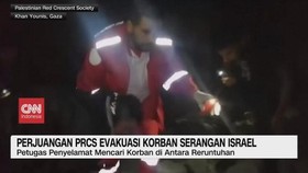 VIDEO: Perjuangan PRCS Evakuasi Korban Serangan Israel