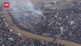 VIDEO: Ratusan Bangunan Terbakar buntut Gempa di Jepang