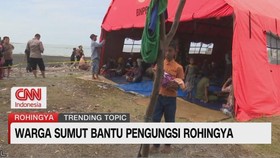 VIDEO: Warga Sumut Bantu Pengungsi Rohingya