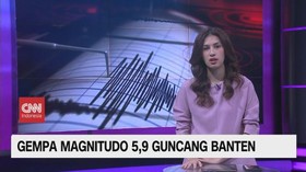 VIDEO: Gempa Magnitudo 5,9 Guncang Banten