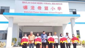 Yayasan Andrew Zhu dan Tony Zhou Bangun Gedung SD di Konawe