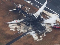 Penyelidikan Penyebab Tabrakan Japan Airlines Fokus di Landasan Pacu