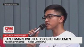 VIDEO: Janji Manis PSI Jika Lolos ke Parlemen