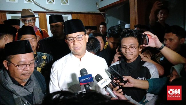 Anies Baswedan tak mempermasalahkan dua panelis debat capres berasal dari Universitas Pertahanan (Unhan).