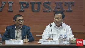 Datangi PWI, Prabowo Komitmen Jaga Demokrasi dan Kebebasan Pers