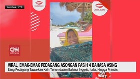 VIDEO: Emak-emak Pedagang Asongan Fasih 4 Bahasa Asing
