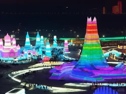 Kota Es Harbin Cetak Rekor Pariwisata di Tahun Baru, Cuan Besar!