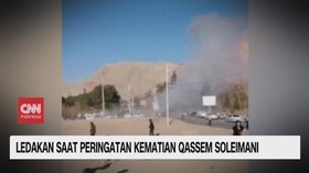 VIDEO: Ledakan Saat Peringatan Kematian Qassem Soleimani
