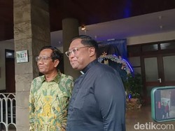 Sambangi Katedral Jakarta, Mahfud Md Temui Kardinal Ignatius Suharyo