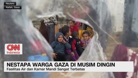VIDEO: Nestapa Warga Gaza di Musim Dingin