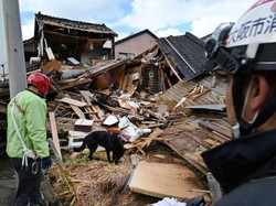 72 Jam Usai Gempa Jepang, Nenek 80 Tahun Ditemukan Selamat di Reruntuhan