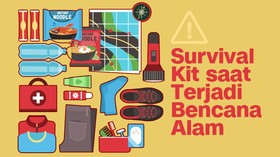 INFOGRAFIS: Survival Kit saat Terjadi Bencana Alam