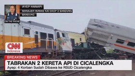 VIDEO: Kronologi Tabrakan KA Bandung Raya dan Kereta Turangga