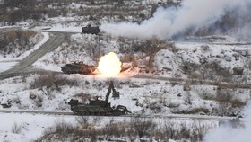 FOTO: Militer Korsel-AS Gelar Latihan Perang di Dekat Perbatasan Korut