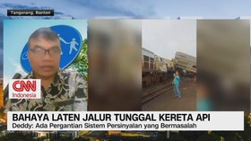 VIDEO: Bahaya Laten Jalur Tunggal Kereta Api