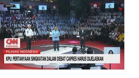 VIDEO: KPU: Pertanyaan Singkatan Dalam Debat Capres Harus Dijelaskan