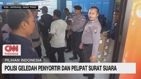 VIDEO: Polisi Geledah Penyortir Dan Pelipat Surat Suara