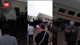VIDEO: Kecelakaan Kereta Api di Cicalengka
