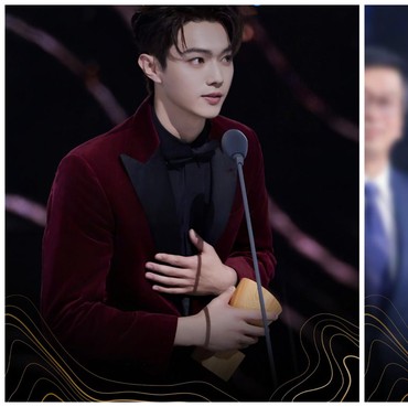 Xu Kai dan Zhao Lusi Terima Penghargaan di Tencent Video All Star Night 2023