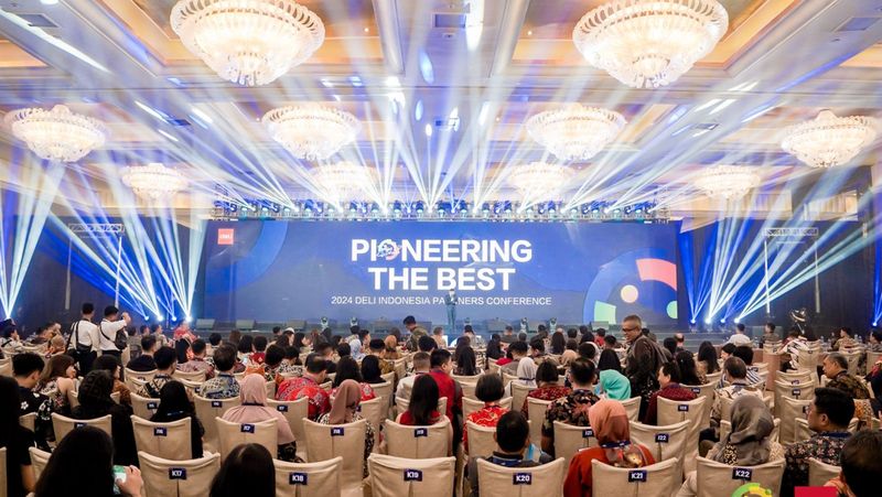 Deli, perusahaan alat tulis terkemuka, menggelar partner conference bertajuk "Pioneering The Best" pada Jumat (5/1).
