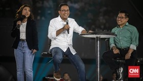 FOTO: 'Goreng-menggoreng' ala Anies-Muhaimin di Resolusi Indonesia
