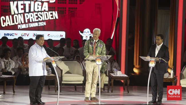 KPU mengumumkan 12 panelis yang akan menyusun pertanyaan untuk debat terakhir capres pada Minggu (4/2).