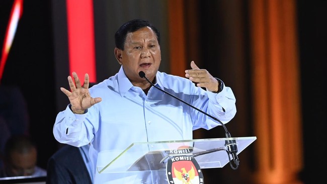 Prabowo Subianto percaya diri Indonesia tidak akan pernah diintervensi asing karena utang luar negeri masih terkendali.