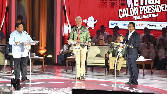 TKN menilai langkah Prabowo sudah tepat untuk memilih tidak bersalaman dengan capres nomor urut 1 Anies Baswedan usai gelaran debat ketiga Pilpres 2024.