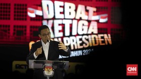 Pernyataan Pemungkas Anies Baswedan di Debat Ketiga Pilpres