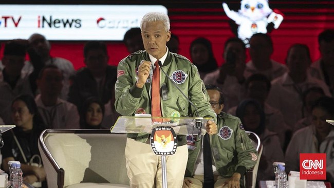 Calon presiden (capres) nomor urut 03 Ganjar Pranowo ingin perusahaan BUMN tak memiliki cucu usaha.