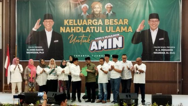 NU Family Declares Support for Anies Baswedan and Cak Imin in 2024 Presidential Election