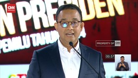 VIDEO: Anies-Prabowo Saling Sindir Saat Sampaikan Visi Misi